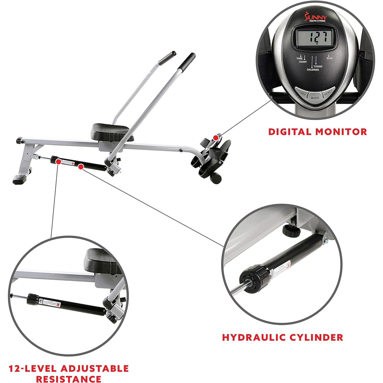 Full Motion Rowing Machine