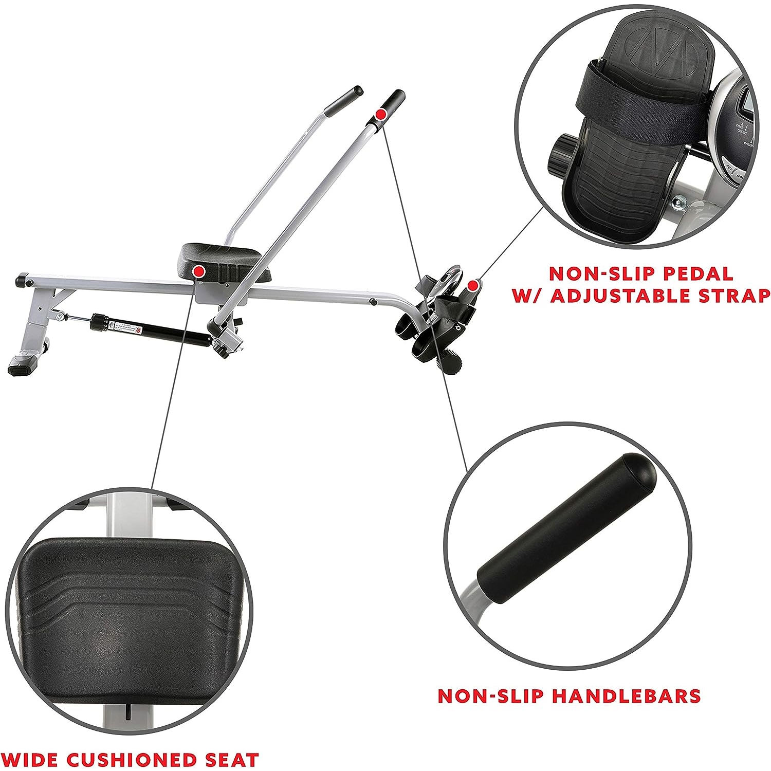 Full Motion Rowing Machine