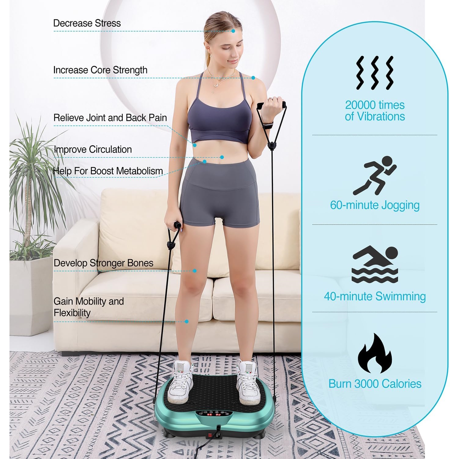 Vibration Plate Exercise Machine