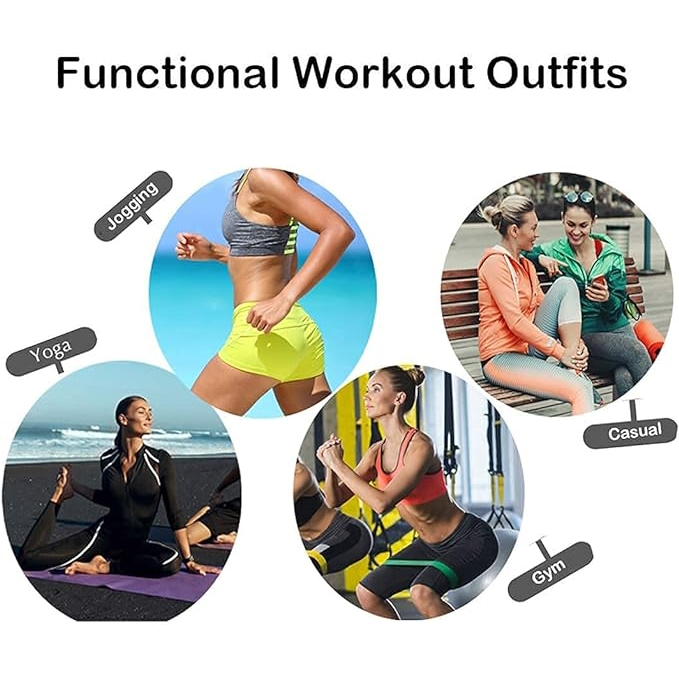Women Workout Clothes Set 5 PCS