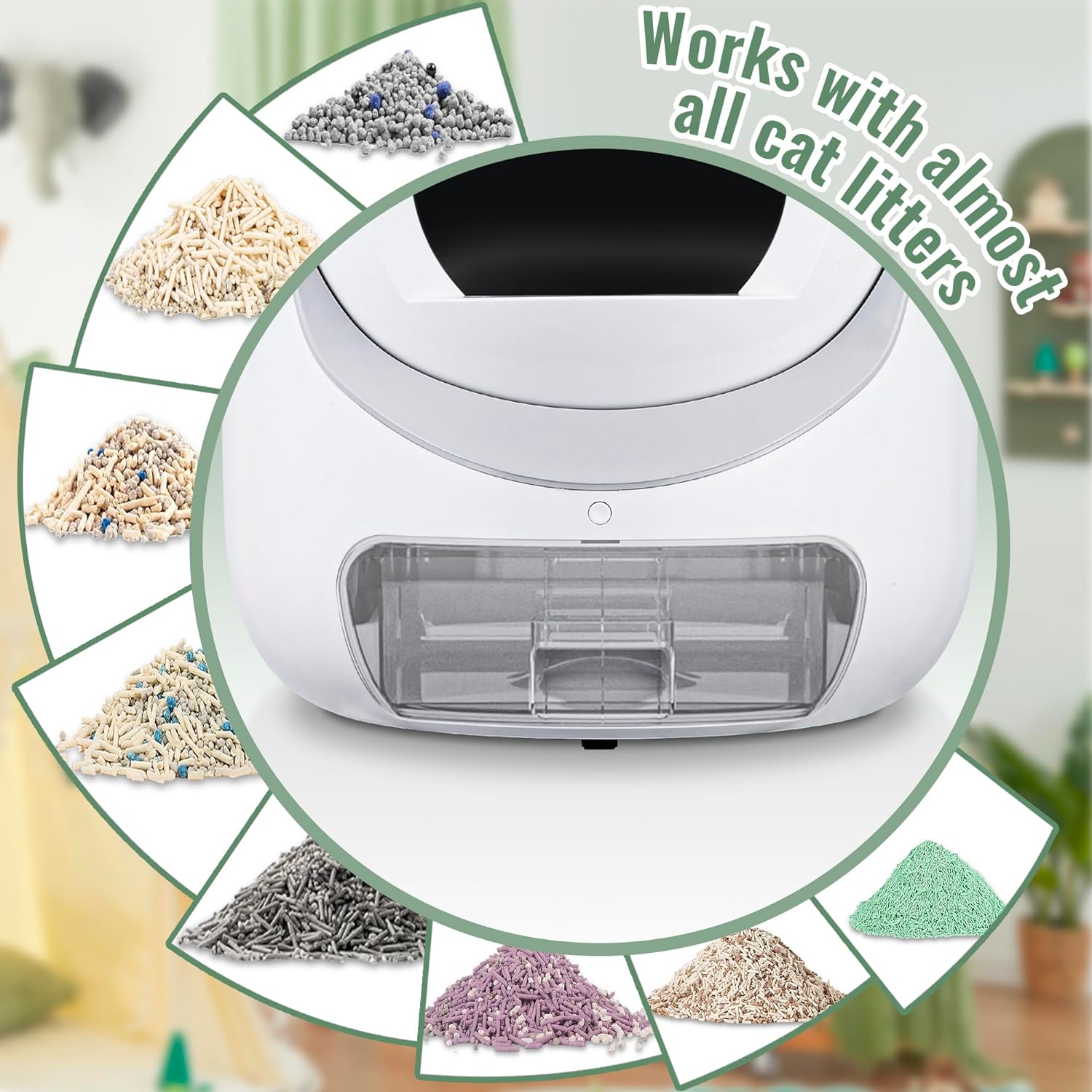 self cleaning litter box