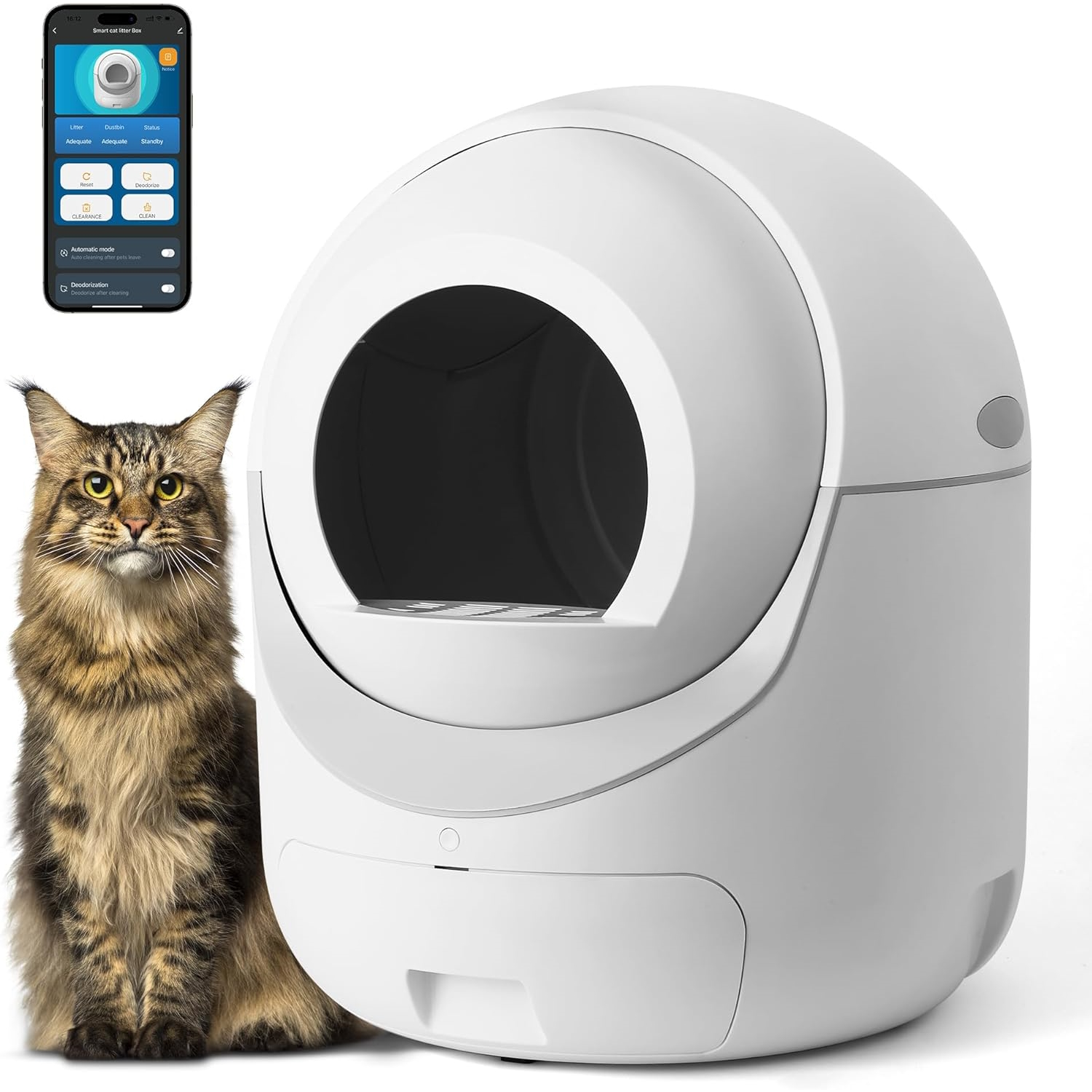 self cleaning litter box